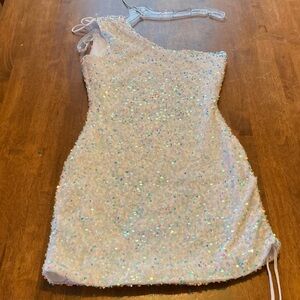 Lucy in the Sky Iridescent Sequin Dress